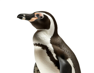 Naklejka premium Brillenpinguin isoliert auf weißen Hintergrund, Freisteller