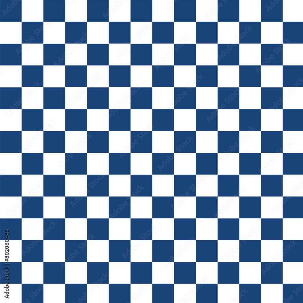 Poster transparent grid seamless pattern background. blue and white checkboard background. vector element.