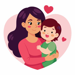 Mother's Day Vector Illustration