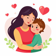 Mother's Day Vector Illustration