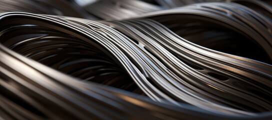 Close-up of a cluster of metal wire