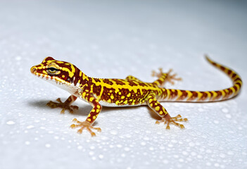 Obraz premium lizard on a stone