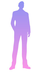 silhouette of a person