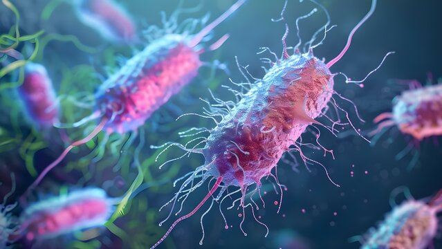 E coli using phage therapy to study mutant genome in bacterial colony . Concept Bacteriophages, Mutant Genome, E, coli, Phage Therapy, Bacterial Colony