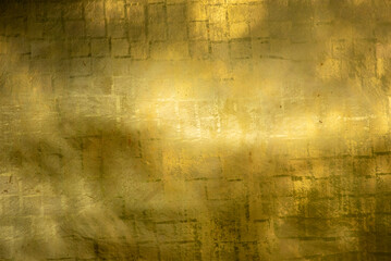 Gold texture design element blurred background glittering. Golden pattern backdrop decoration with...