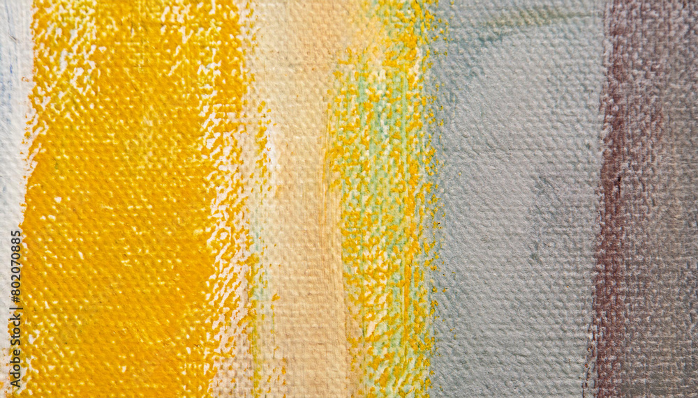 Poster yellow brown sketch crayons stroke texture background. paint patterns. abstract grey paint art backg