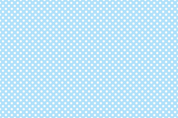 sky blue seamless pattern with white dots