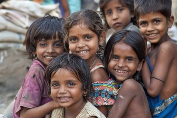 Unidentified Indian kids in Pushkar, Rajasthan, India