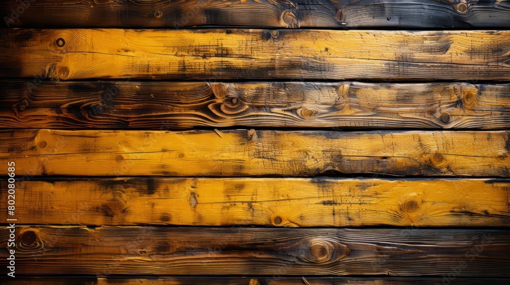 Poster brown background. grunge wooden wall.