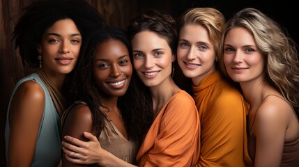 Fototapeta premium Groups of ladies