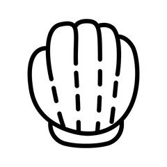 Baseball glove icon