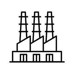Industry, factory icon