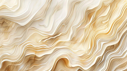 Fototapeta premium Explore the tranquil beauty of flowing lines and organic textures in this elegant abstract wave pattern