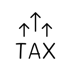 Tax increase icon