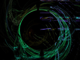 Fototapeta premium Imaginatory fractal abstract background Image
