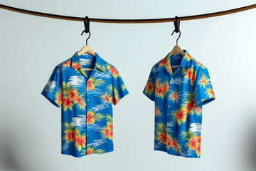 colorful t shirts mockup 