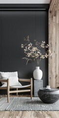 Elegant modern interiors with chic and minimalist interior design elements