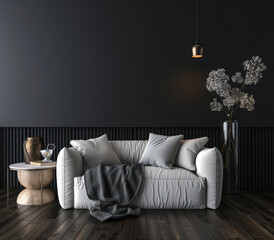 Elegant modern interiors with chic and minimalist interior design elements