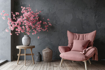 Elegant modern interiors with chic and minimalist interior design elements