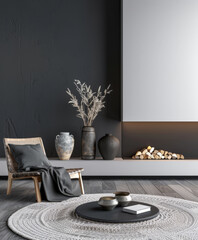 Elegant modern interiors with chic and minimalist interior design elements