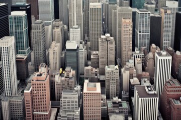 city skyscrapers.