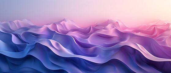 Obraz premium Background of Pink and Blue Waves.