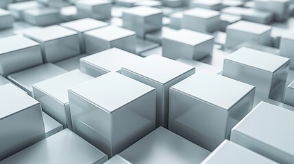 Minimalist Business Strategy: A 3D rendering of minimalist business strategies