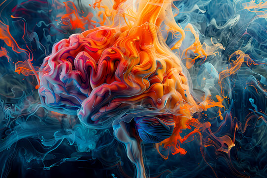 the brain essence of synesthesia in a visual representation 