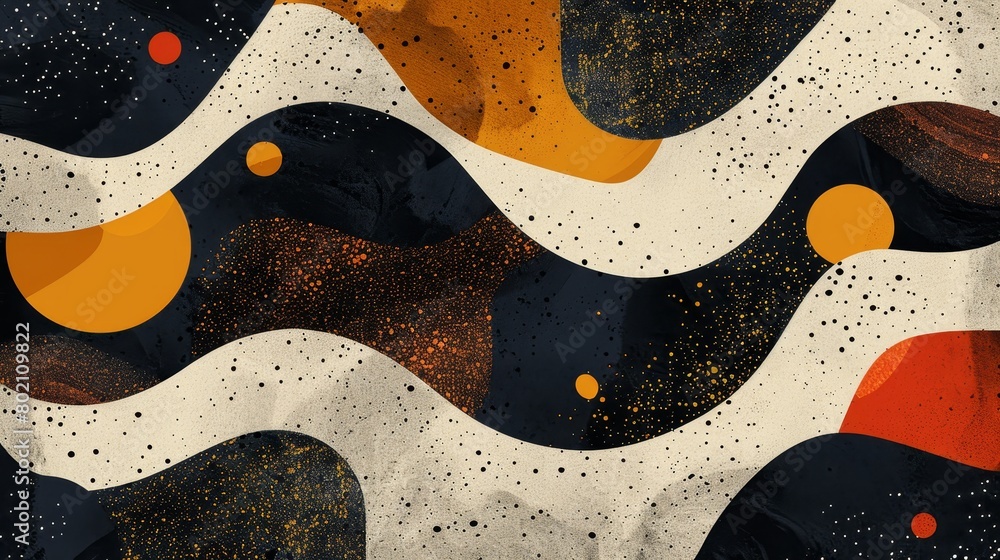 Poster minimalist patterns and textures abstract: an illustration featuring minimalist patterns