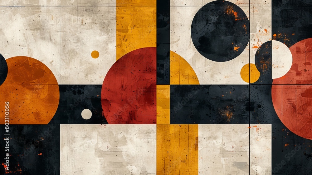 Poster minimalist patterns and textures geometric: an illustration showcasing minimalist patterns and textu