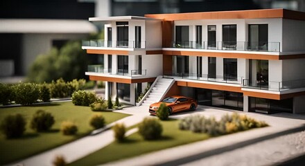 luxury house with a large yard