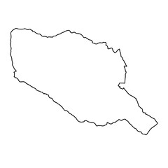Muranga County map, administrative division of Kenya. Vector illustration.