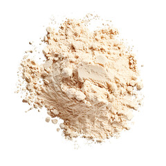 Vanilla Flavoured Protein Powder Front View Isolated On Transparent Background