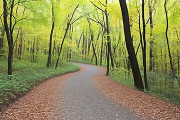 Obraz premium path in the park.