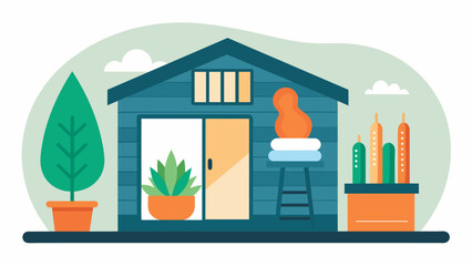 Obraz premium A chiropractic clinic offers a fullyequipped sauna room as part of their commitment to promoting overall wellness and alternative healing ods..
