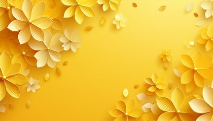 Yellow frangipani flowers background wallpaper 