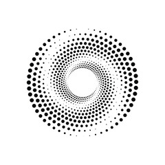 Circle Halftone Vector Art Graphic Elements
