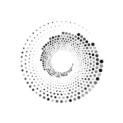 Circle Halftone Vector Art Graphic Elements
