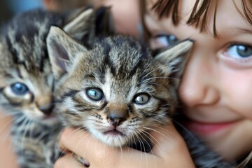 Adoring pet owners value the devotion and unconditional affection of their furry companions