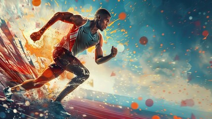 wallpaper fast running sport ilustration background