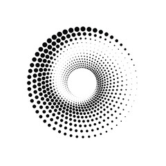 Circle Halftone Vector Art Graphic Elements
