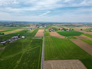 Obraz premium aerial view of the countryside