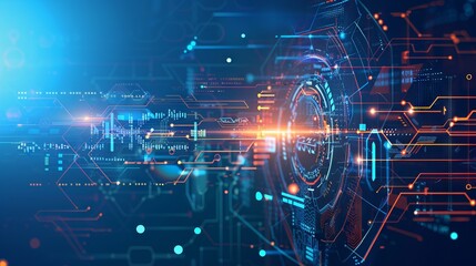 Focused Man Working on Innovative Project Using High-Tech Tablet in Modern Office Setting