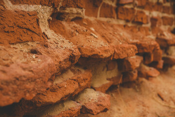 Ruins of an ancient building, background