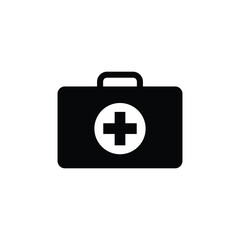 first aid box vector icon,medical kit icon