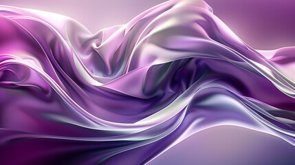 Fototapeta premium Purple Silk Waves Background