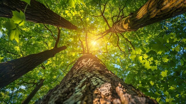 Humans are like trees selfcare is vital for mental wel. Concept Being mindful of self-care is crucial for maintaining our mental well-being, Just like trees need care to grow