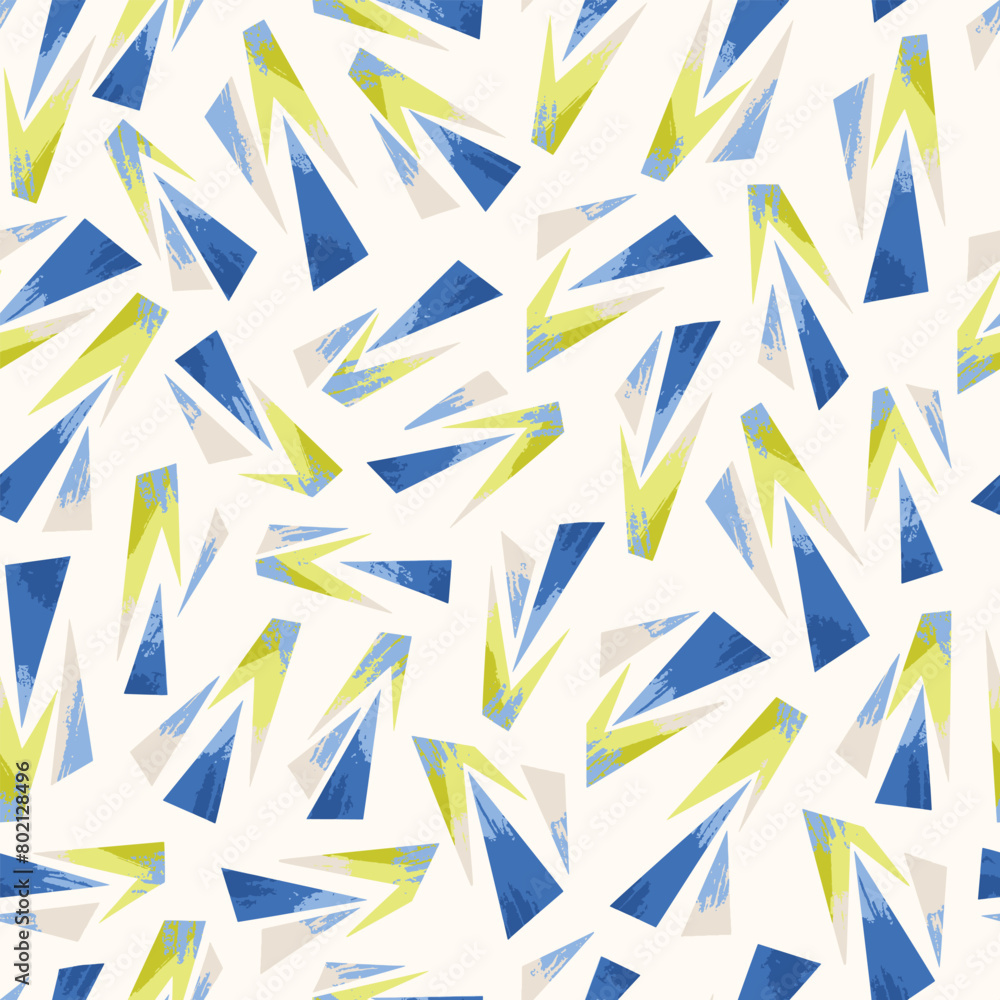 Poster abstract seamless linear multicolored pattern