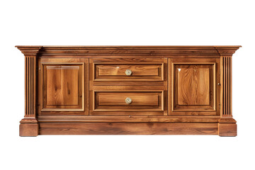 Media Credenza Isolated on a Transparent Background