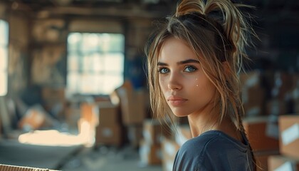 Fototapeta premium portrait of a woman